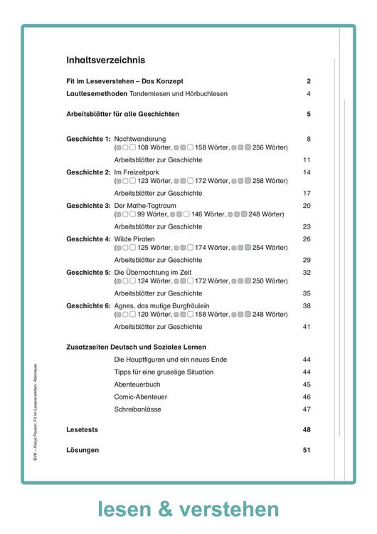 Produktbild: Fit im Leseverstehen &ndash; Abenteuer
