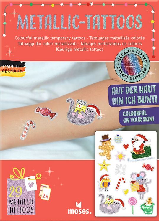 Produktbild: Metallic-Tattoos Weihnachtszauber