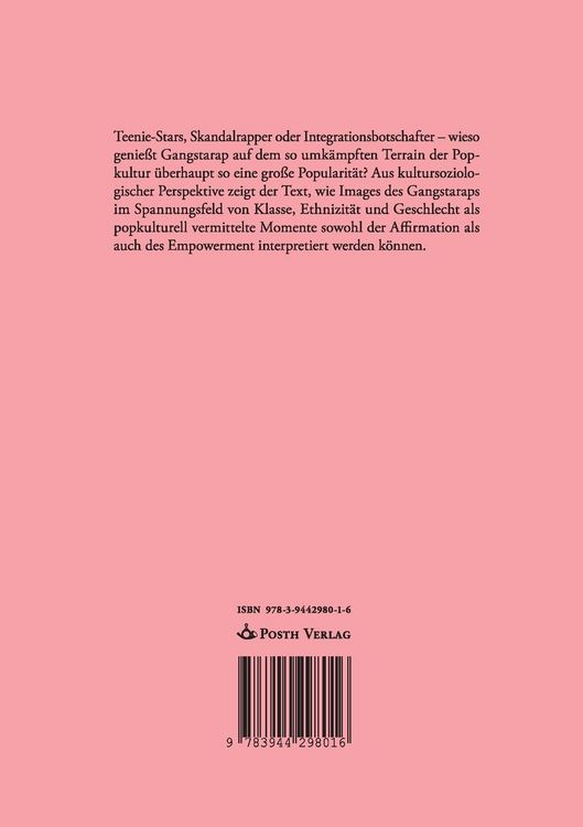 Produktbild: Deutscher Gangstarap. Zwischen Affirmation und Empowerment