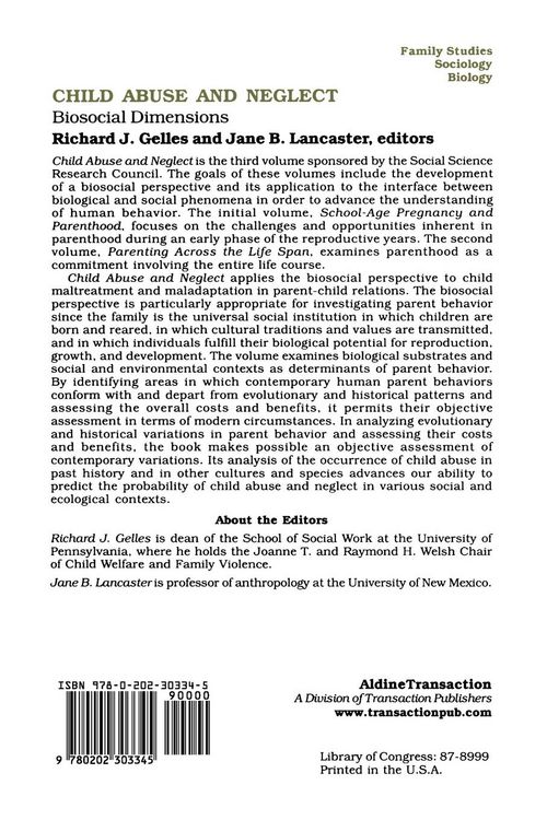 Produktbild: Child Abuse and Neglect