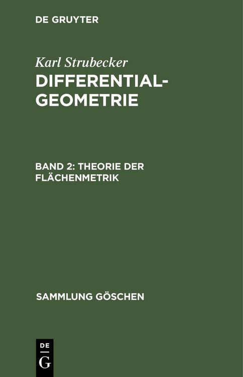 Produktbild: Theorie der Fl&auml;chenmetrik