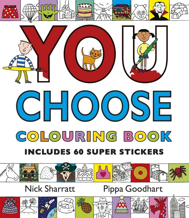 Produktbild: You Choose: Colouring Book with Stickers