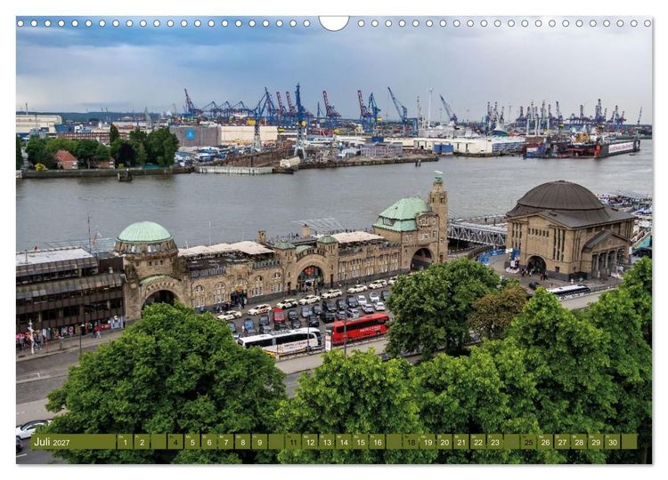Produktbild: Mein Hamburg - Stadt am Wasser (Wandkalender 2027 DIN A3 quer), CALVENDO Monatskalender