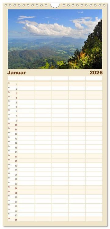 Produktbild: Familienplaner 2026 - Erlebe mit mir das unvergleichliche Australien mit 5 Spalten (Wandkalender, 21 x 45 cm) CALVENDO