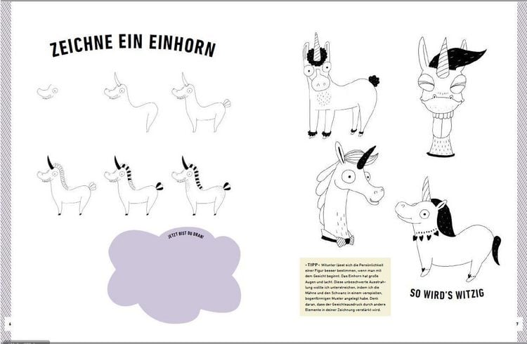 Produktbild: Witzige Fabelwesen zeichnen. Von Alraune bis Zombie, von Drache bis Einhorn - mit vielen individuellen Varianten - f&uuml;r Comic-, Cartoon- und Handlettering-Fans
