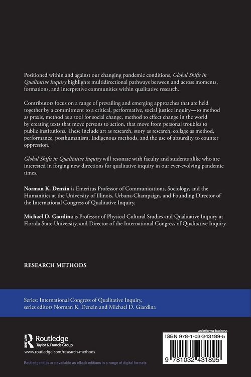 Produktbild: Global Shifts in Qualitative Inquiry