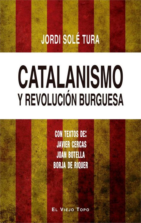 Produktbild: Catalanismo y revoluci&oacute;n burguesa