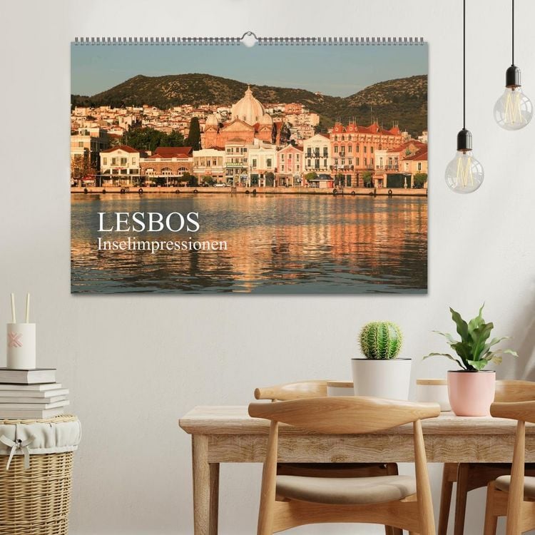 Produktbild: Lesbos - Inselimpressionen (Wandkalender 2026 DIN A2 quer), CALVENDO Monatskalender