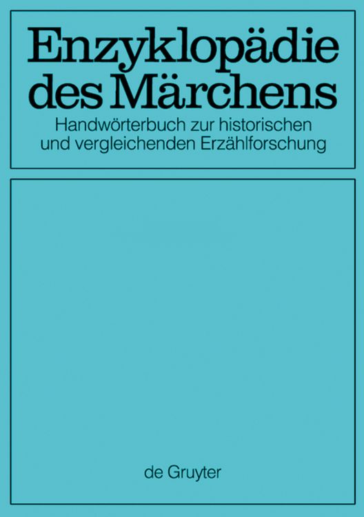 Produktbild: Enzyklop&auml;die des M&auml;rchens / [Set Enzyklop&auml;die des M&auml;rchens, Band 1-15]