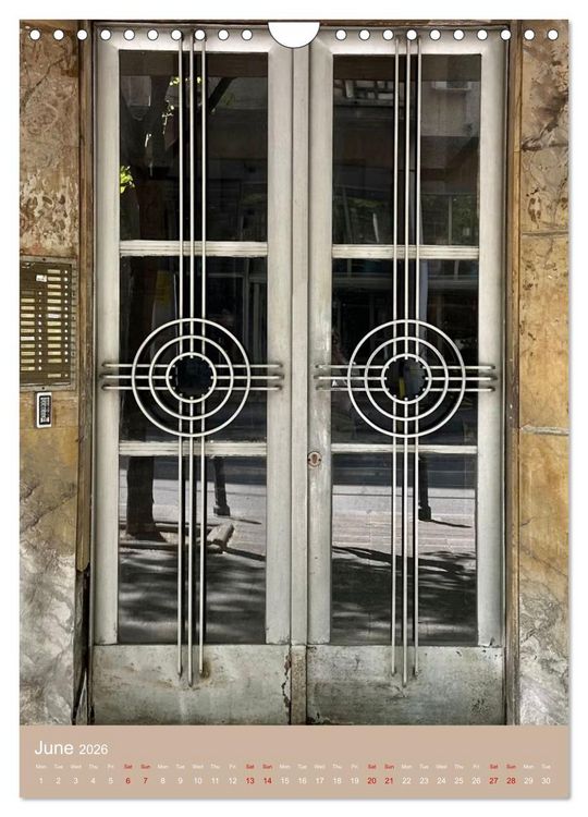 Produktbild: Doors of Belgrade (Wall Calendar 2026 DIN A4 portrait), CALVENDO 12 Month Wall Calendar