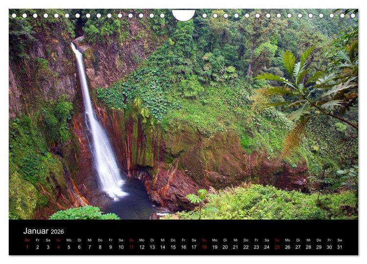 Produktbild: Costa Rica - Regenwald und Vulkane (Wandkalender 2026 DIN A4 quer), CALVENDO Monatskalender