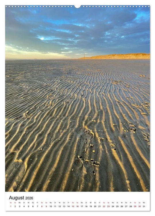 Produktbild: Strand der Sehnsucht - Sankt Peter-Ording (hochwertiger Premium Wandkalender 2026 DIN A2 hoch), Kunstdruck in Hochglanz