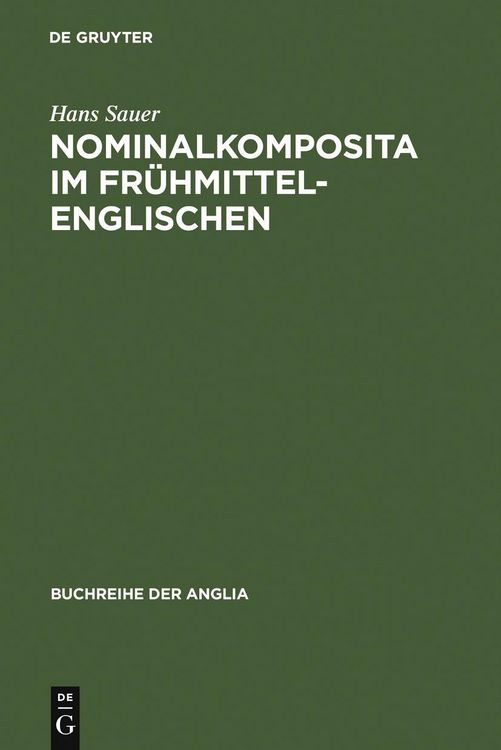 Produktbild: Nominalkomposita im Fr&uuml;hmittelenglischen