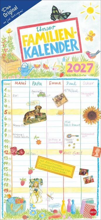 Produktbild: Gabi Kohwagner Unser Familienkalender 2027