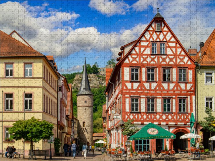 Produktbild: CALVENDO Puzzle Ein Motiv aus dem Kalender Karlstadt Impressionen | 1000 Teile Lege-Gr&ouml;&szlig;e 64x48cm Foto-Puzzle f&uuml;r gl&uuml;ckliche Stunden