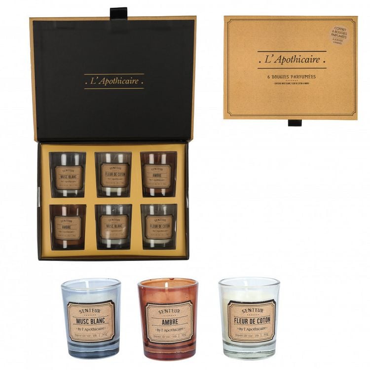 Produktbild: x6 Duftkerze Apothekerkoffer