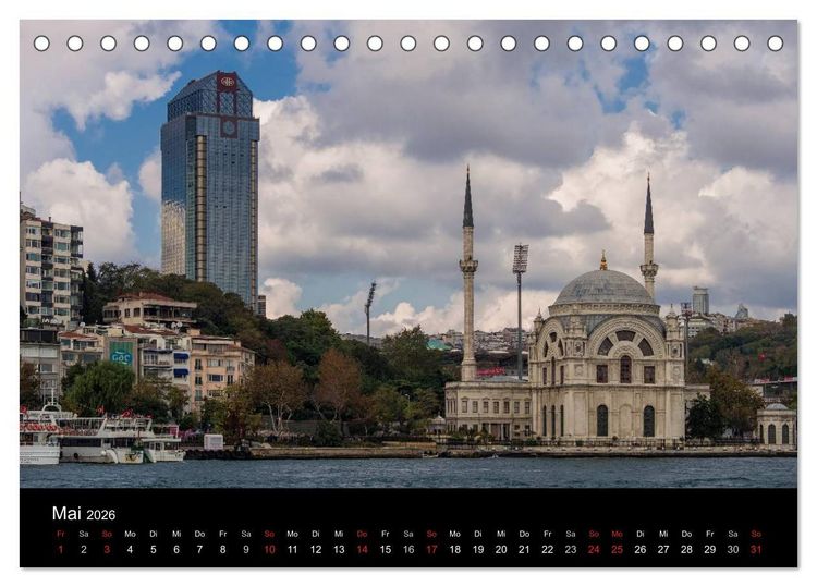 Produktbild: Istanbul (Tischkalender 2026 DIN A5 quer), CALVENDO Monatskalender