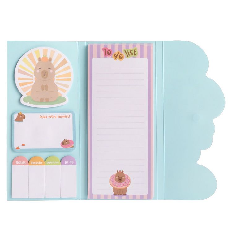 Produktbild: Idena Notizzettel-Set Capybara 7-teilig