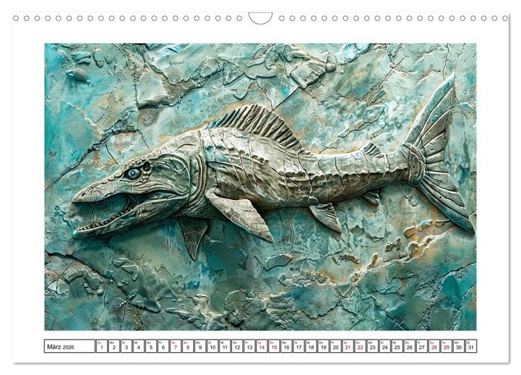 Produktbild: Wesen aus der Urzeit (Wandkalender 2026 DIN A3 quer), CALVENDO Monatskalender