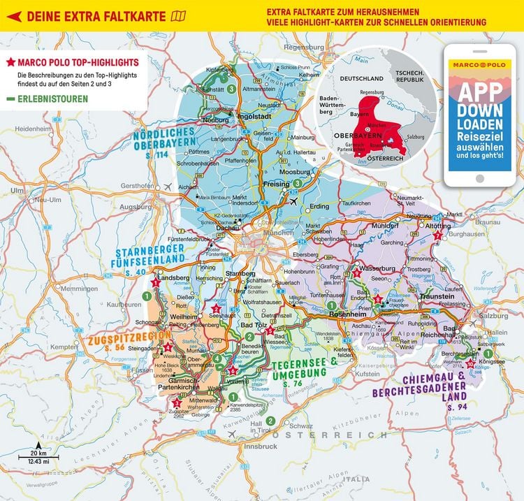 Produktbild: MARCO POLO Reisef&uuml;hrer Oberbayern
