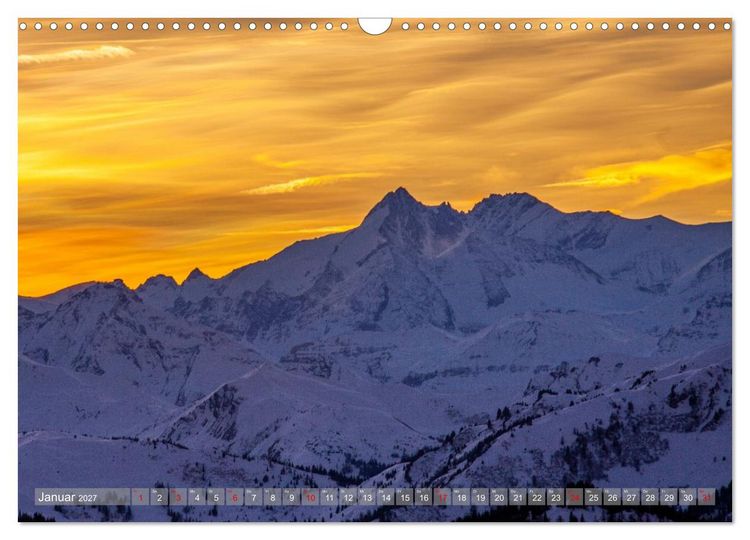 Produktbild: Majest&auml;t Gro&szlig;glockner (Wandkalender 2027 DIN A3 quer), CALVENDO Monatskalender