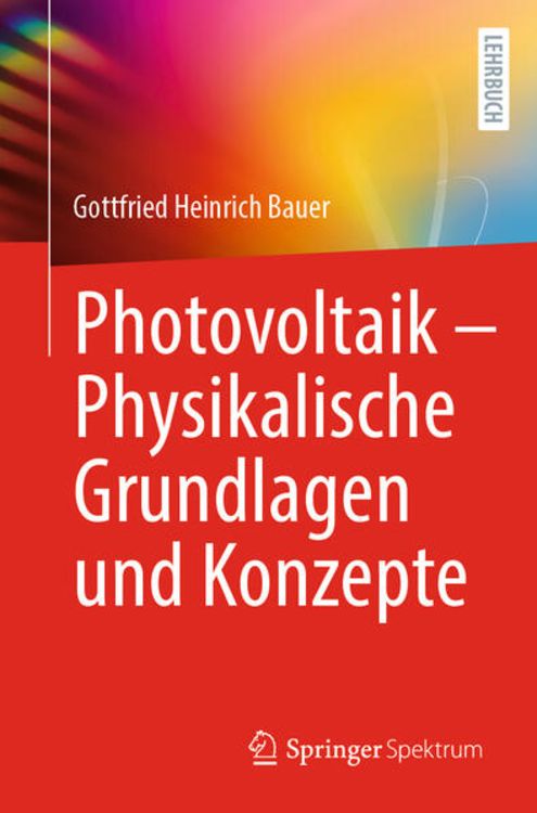 Produktbild: Photovoltaik &ndash; Physikalische Grundlagen und Konzepte