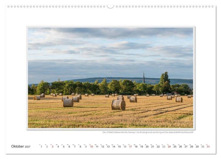 Produktbild: Emotionale Momente: Weimarer Ansichten. (hochwertiger Premium Wandkalender 2027 DIN A2 quer), Kunstdruck in Hochglanz
