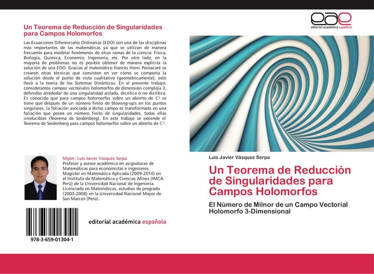 Produktbild: Un Teorema de Reducci&oacute;n de Singularidades para Campos Holomorfos