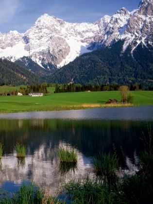 Produktbild: CALVENDO Puzzle Schmalsee am Karwendelgebirge | 1000 Teile Lege-Gr&ouml;&szlig;e 64x48cm Foto-Puzzle f&uuml;r gl&uuml;ckliche Stunden