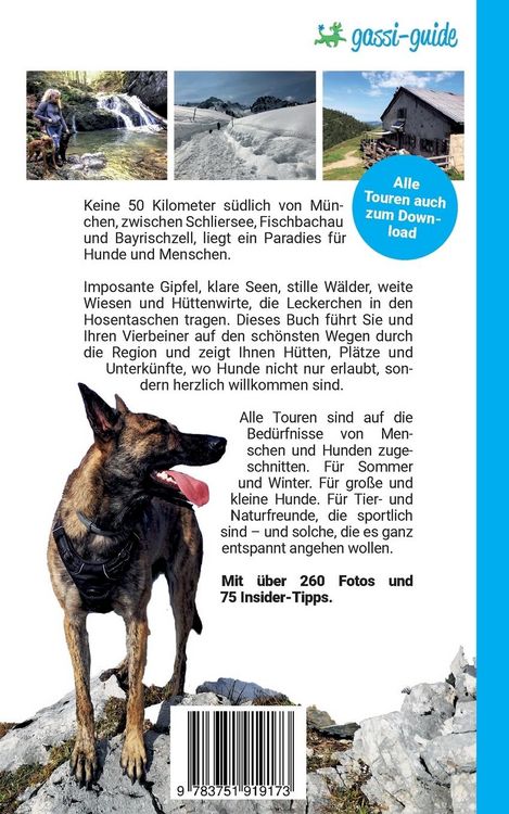Produktbild: Die sch&ouml;nsten Touren mit Hund in der Region Schliersee Bayrischzell