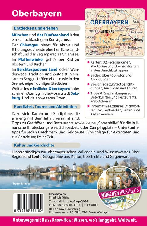 Produktbild: Reise Know-How Reisef&uuml;hrer Oberbayern
