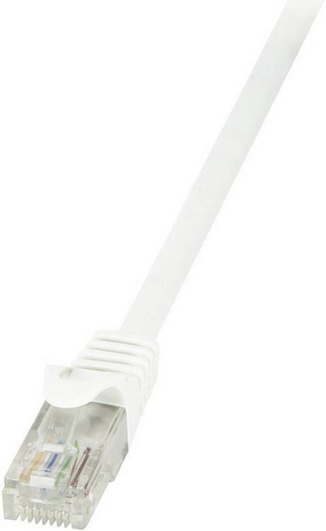 Produktbild: LogiLink CP2071U RJ45 Netzwerkkabel, Patchkabel CAT 6 U/UTP 5.00 m Wei&szlig; mit Rastnasenschutz 1 St.