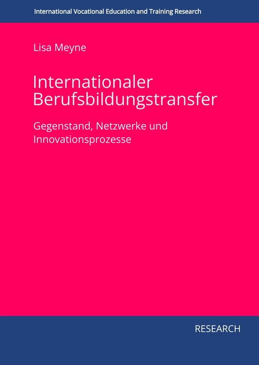 Produktbild: Internationaler Berufsbildungstransfer