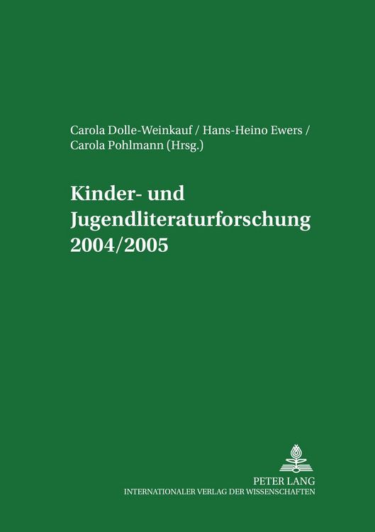 Produktbild: Kinder- und Jugendliteraturforschung 2004/2005