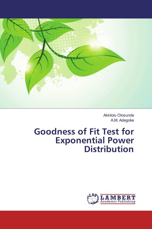 Produktbild: Goodness of Fit Test for Exponential Power Distribution