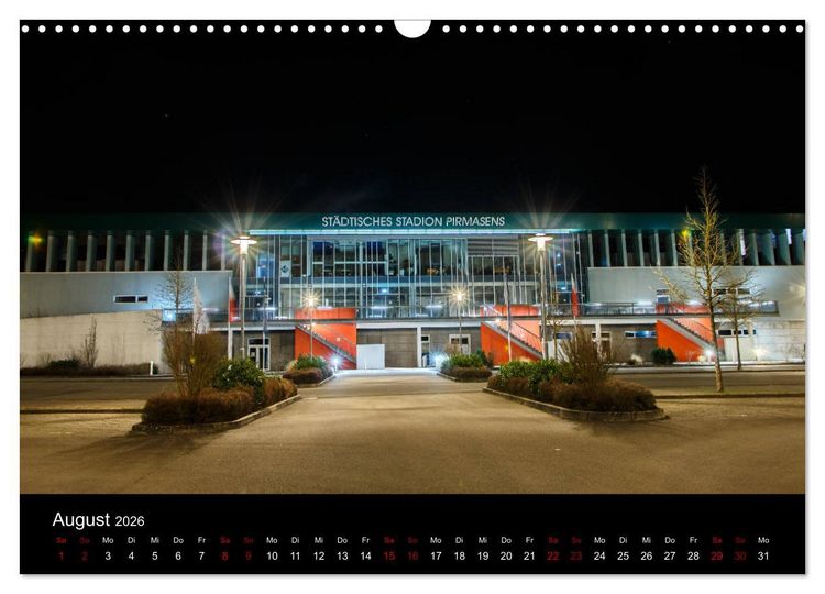 Produktbild: Pirmasens bei Nacht (Wandkalender 2026 DIN A3 quer), CALVENDO Monatskalender