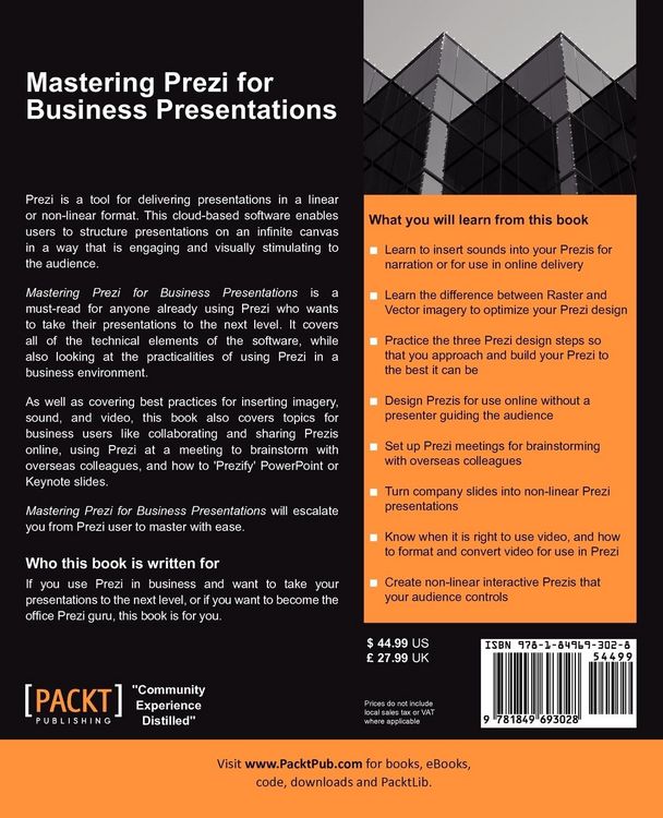 Produktbild: Mastering Prezi for Business Presentations