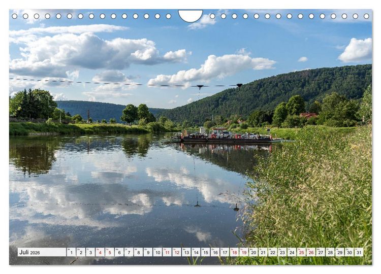 Produktbild: Das Weserbergland (Wandkalender 2026 DIN A4 quer), CALVENDO Monatskalender
