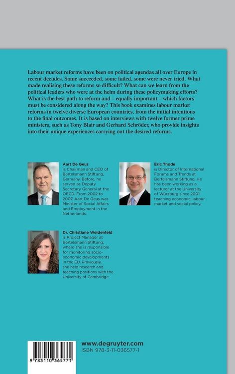 Produktbild: Europe Reforms Labour Markets