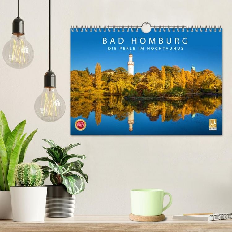 Produktbild: Bad Homburg - Die Perle im Hochtaunus (Wandkalender 2026 DIN A4 quer), CALVENDO Monatskalender