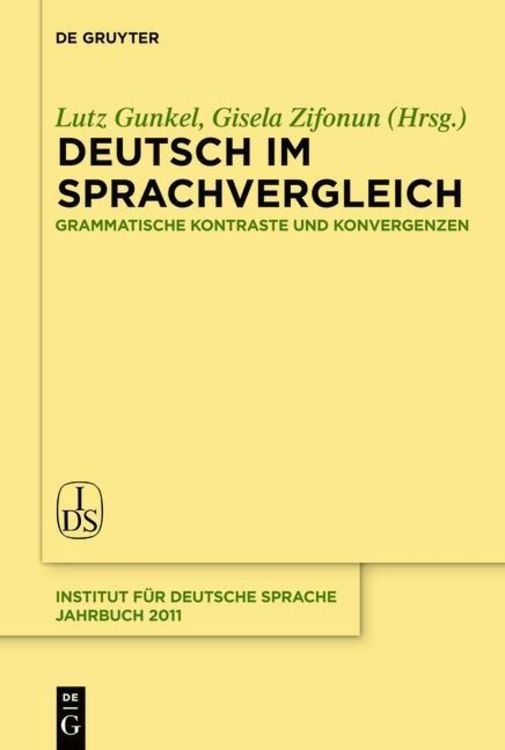 Produktbild: Deutsch im Sprachvergleich
