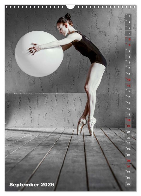 Produktbild: Sinneseindruck Ballett (Wandkalender 2026 DIN A3 hoch), CALVENDO Monatskalender