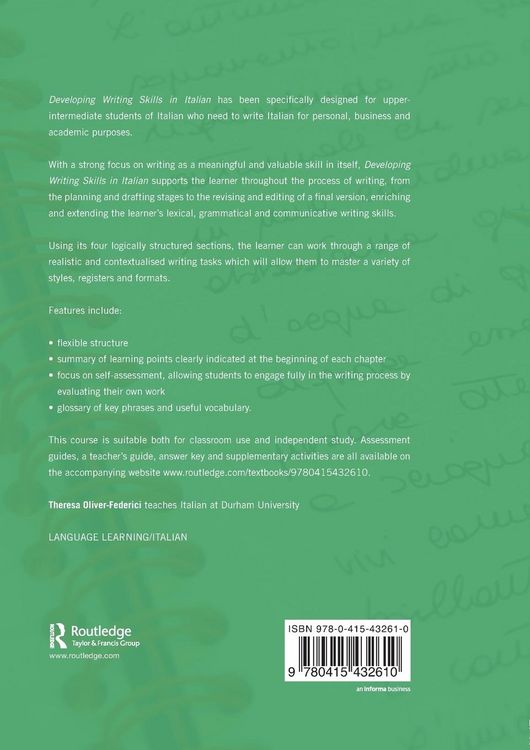 Produktbild: Developing Writing Skills in Italian