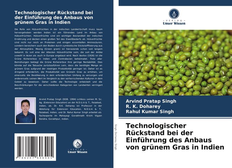 Produktbild: Technologischer R&uuml;ckstand bei der Einf&uuml;hrung des Anbaus von gr&uuml;nem Gras in Indien
