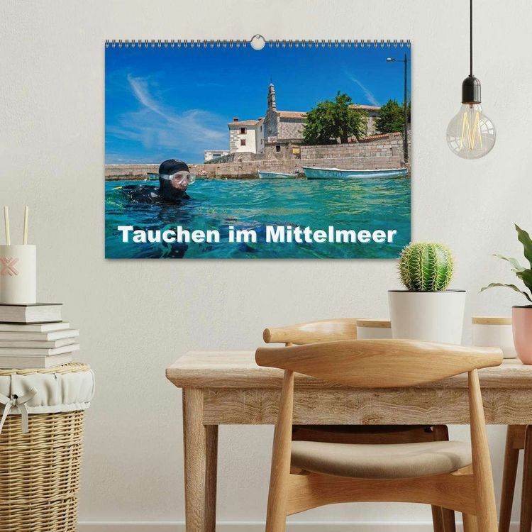 Produktbild: Tauchen im Mittelmeer (Wandkalender 2026 DIN A3 quer), CALVENDO Monatskalender