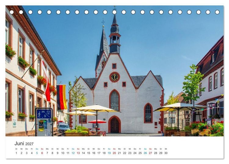 Produktbild: Babenhausen - Sch&ouml;ne Ecken und erstaunliche Besonderheiten (Tischkalender 2027 DIN A5 quer), CALVENDO Monatskalender