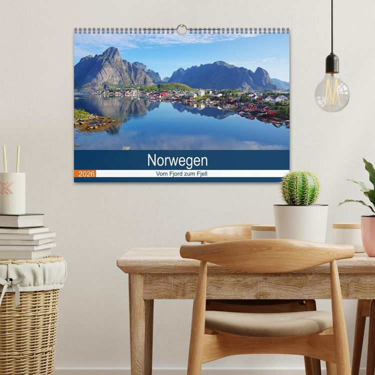 Produktbild: Norwegen 2026 - vom Fjord zum Fjell (Wandkalender 2026 DIN A3 quer), CALVENDO Monatskalender
