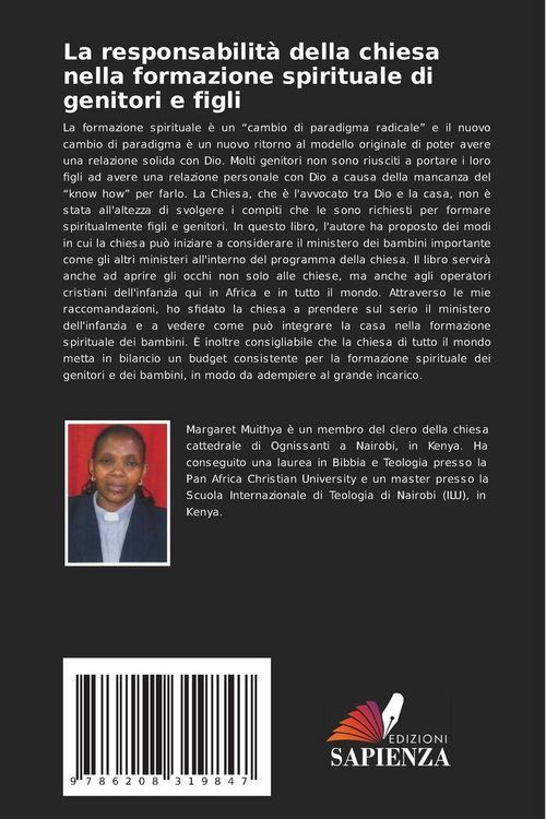 Produktbild: La responsabilit&agrave; della chiesa nella formazione spirituale di genitori e figli
