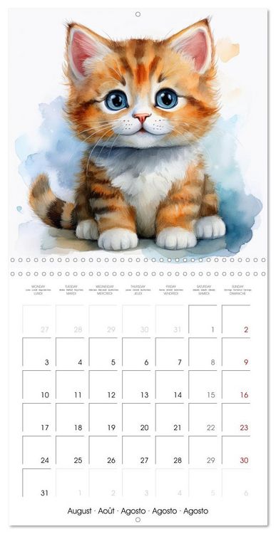 Produktbild: Renard Rexi et ses amis - mon premier agenda (Calendrier mural carr&eacute; 2026 30x30 cm) Calendrier double avec une page pour vos prises de notes