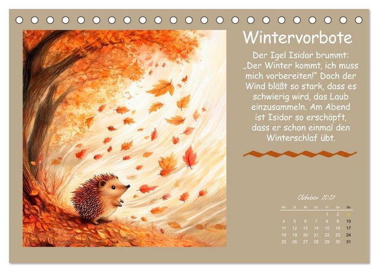 Produktbild: Kleine Tiere - Lustige Abenteuer (Tischkalender 2027 DIN A5 quer), CALVENDO Monatskalender